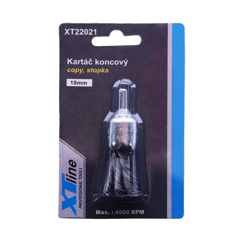 Kartáč koncový copy stopka | 19 mm