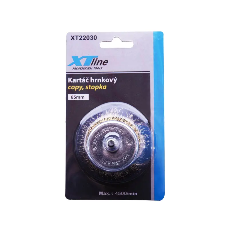 Kartáč hrnkový vlnitý stopka | 65 mm