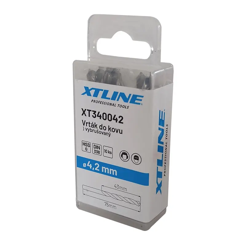 Vrták vybrušovaný do kovu, HSS-G | 10 mm