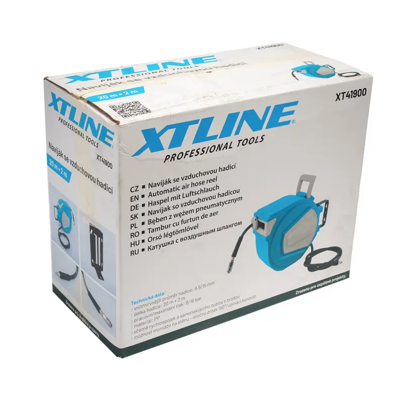 Naviják se vzduchovou hadicí 20m