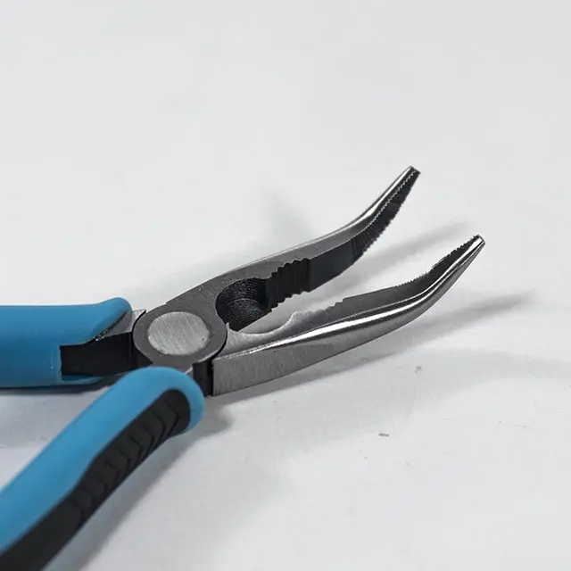 Kleště prodloužené zahnuté soft-grip | 160 mm