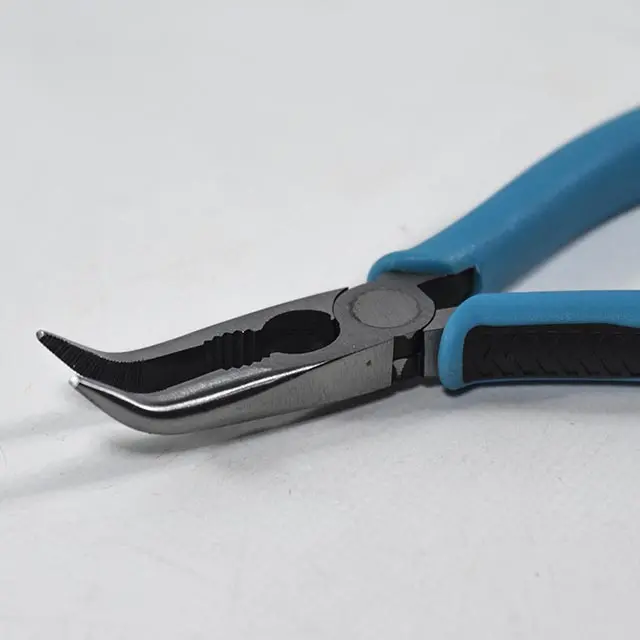 Kleště prodloužené zahnuté soft-grip | 200 mm