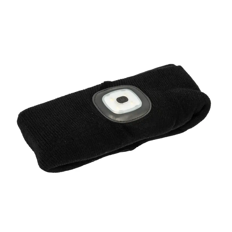 Čepice se svítilnou | černá