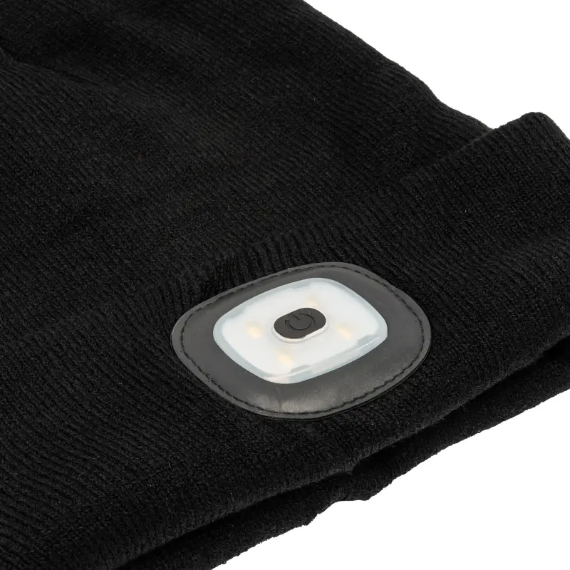 Čepice se svítilnou | černá