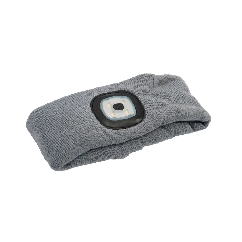 Čepice se svítilnou | šedá