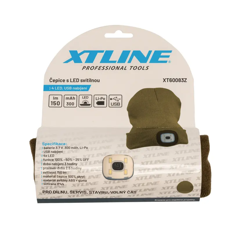 Čepice se svítilnou | zelená