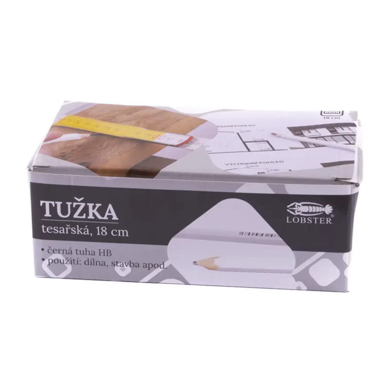 Tužka tesařská bílá 180 mm