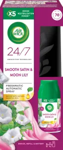 Air Wick FreshMatic Smooth Satin & Moon Lily osvěžovač strojek a náplň 250 ml