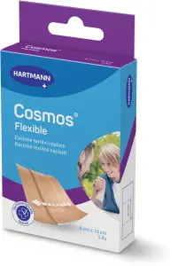 Hartmann Cosmos Pružná náplast, 6× 10 cm, 5 ks