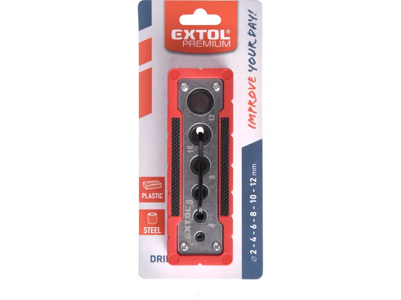 vrtací vodící šablona, O 2-4-6-8-10-12mm