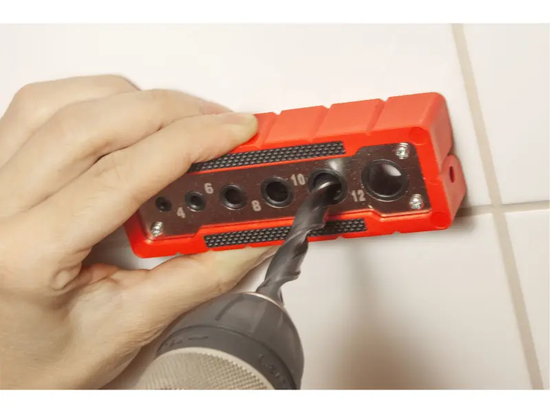 vrtací vodící šablona, O 3-5-7-9-11-13mm